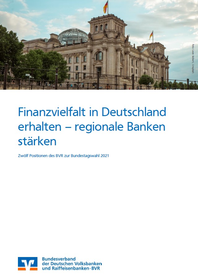 Finanzvielfalt in Deutschland erhalten – regionale Banken stärken